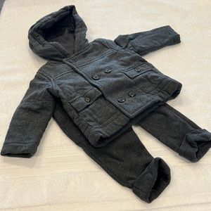 Gymboree 6-12m jacket with matching pants, very good  condition